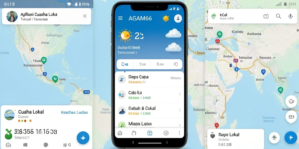 Antarmuka aplikasi AGAM66 yang informatif dan mudah digunakan.
