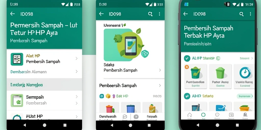 Tampilan antarmuka ID098 yang elegan dan fungsional.