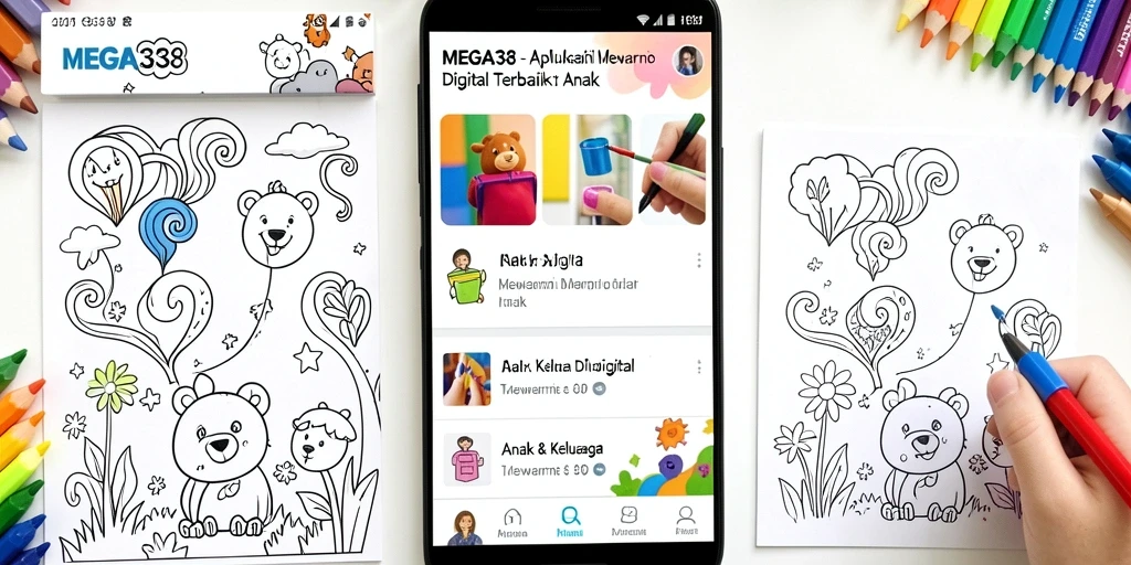 Tampilan antarmuka MEGA338 yang cerah dan menyenangkan.